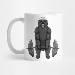 Honey badger Bodybuilding Barbell Mug